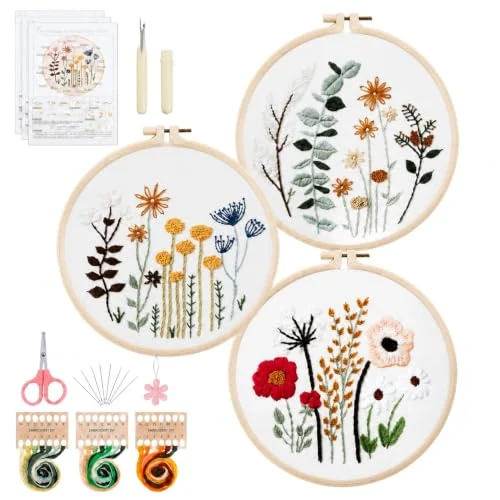 Petits bouquets — trois motifs — visuel de la référence