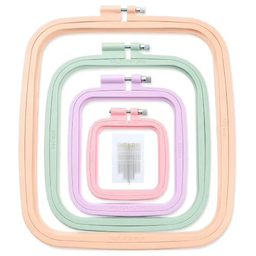 Quatre cadres rectangulaires en plastique — visuel de la référence