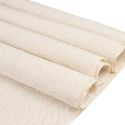 Quatre coupons de coton beige — visuel de la référence